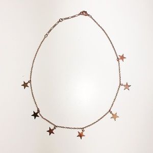 Brandy Melville Gold Stars Charm Necklace